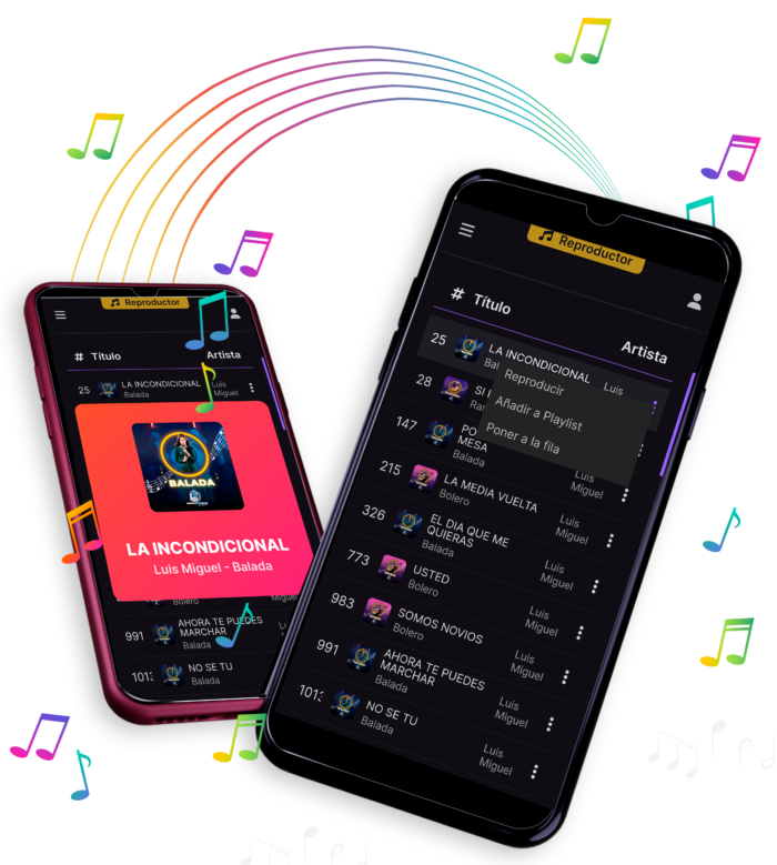Plataforma de karaoke Ecuakaraoke Internacional mostrada en varios dispositivos