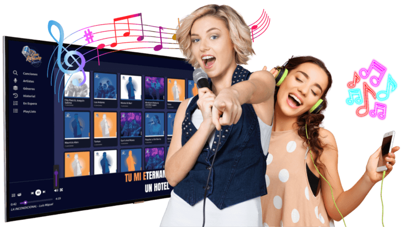 Karaoke personalizable: cantar con microfono y amplificacion o a pulmon